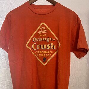 Orange-Crush Tee Luv tee shirt - (LARGE)